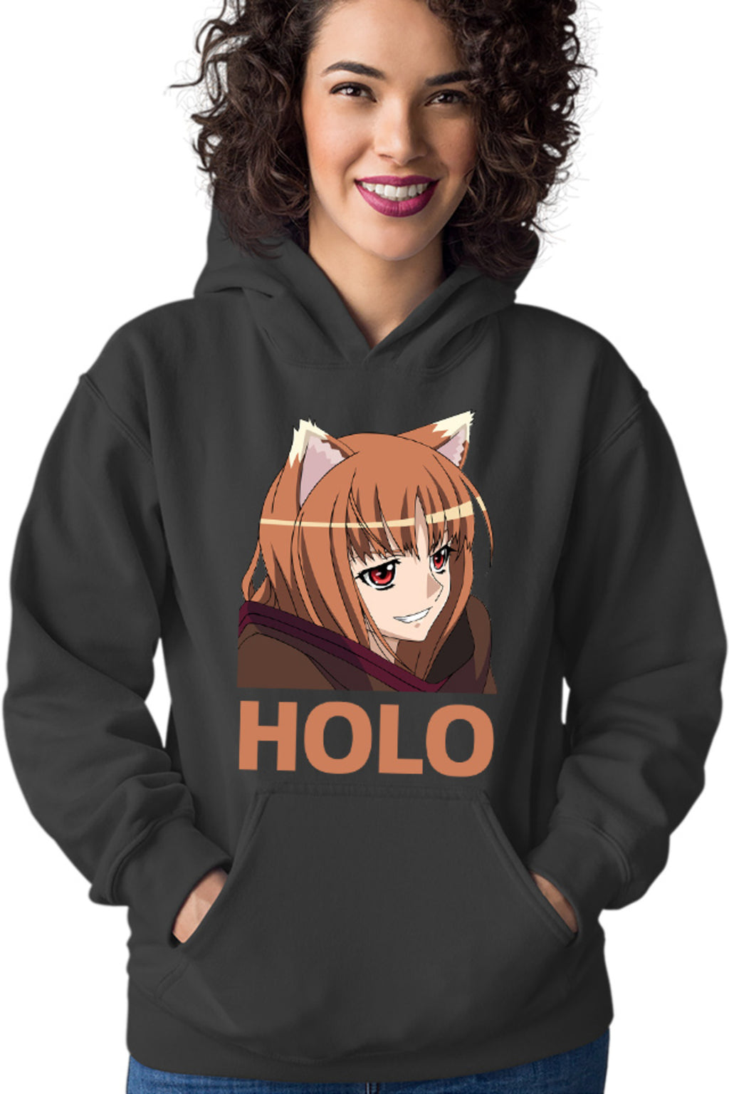 Hanorac dama Spice And Wolf Holo Funny Face Anime Japan