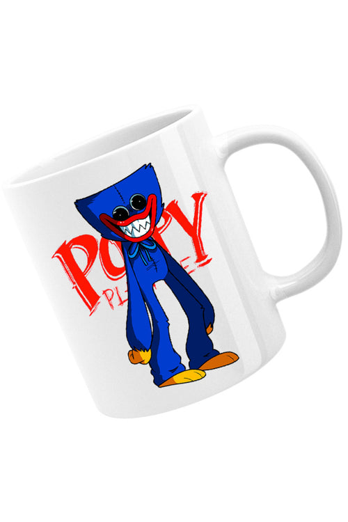 Cana Huggy Wuggy Horror RPG Game Puzzle Poppy Play Time, alba, 330 ml