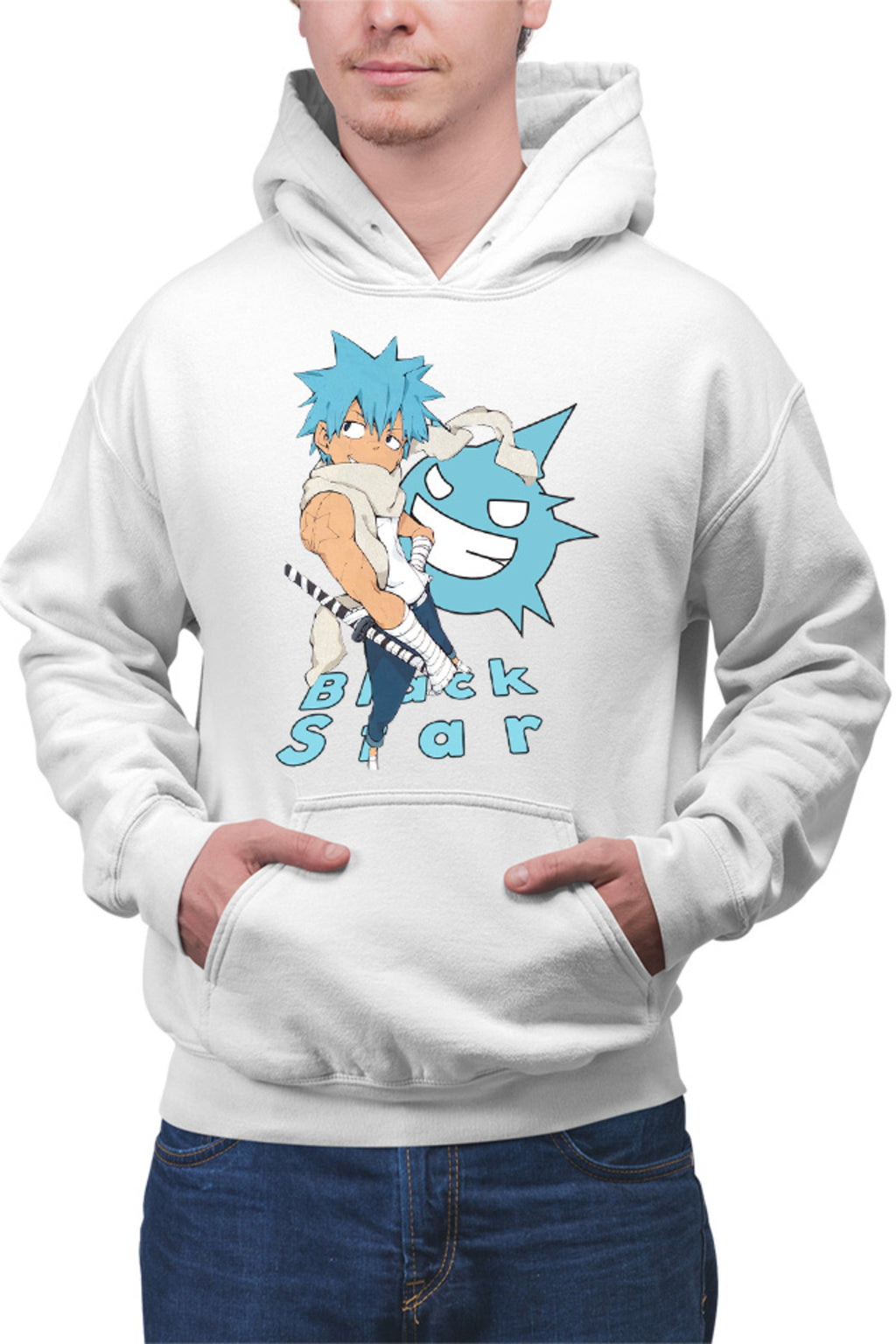 Hanorac barbati Soul Eater Black Star Spirit Deseneanime Anime Manga