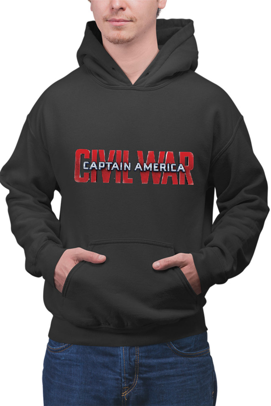 Hanorac barbati Captain America Logo Civil Avengers Nice Beautiful Bold