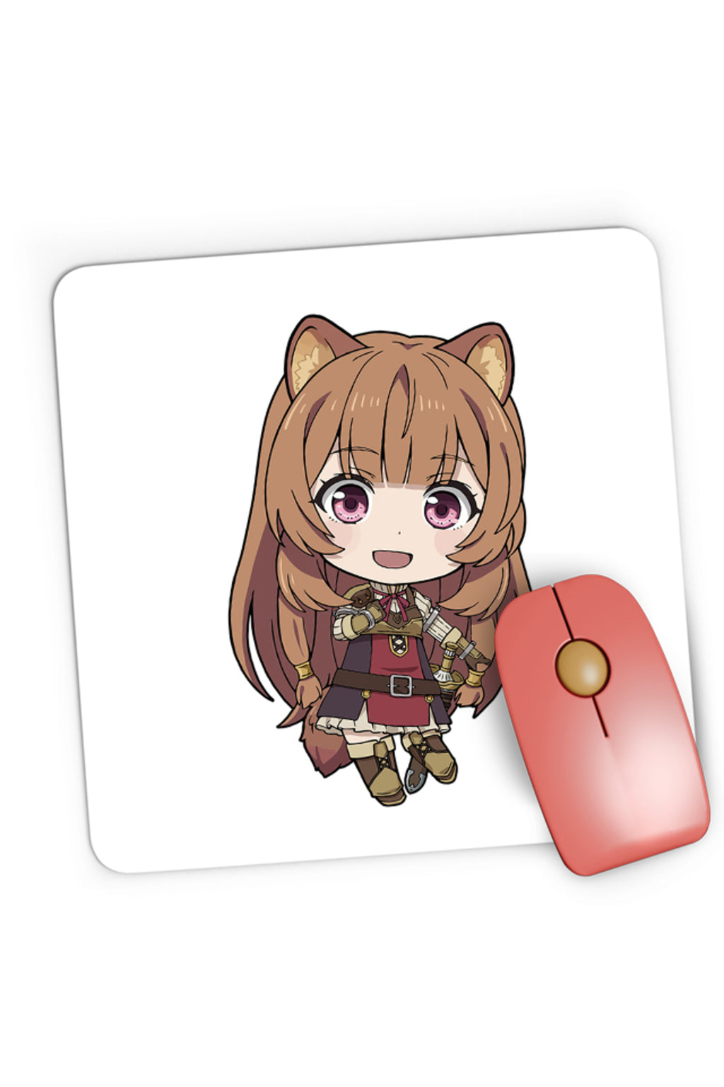 Mousepad Gaming Rising of the Shield Hero Raphtalia Furry Best Waifu Animeuri, 21x19 cm