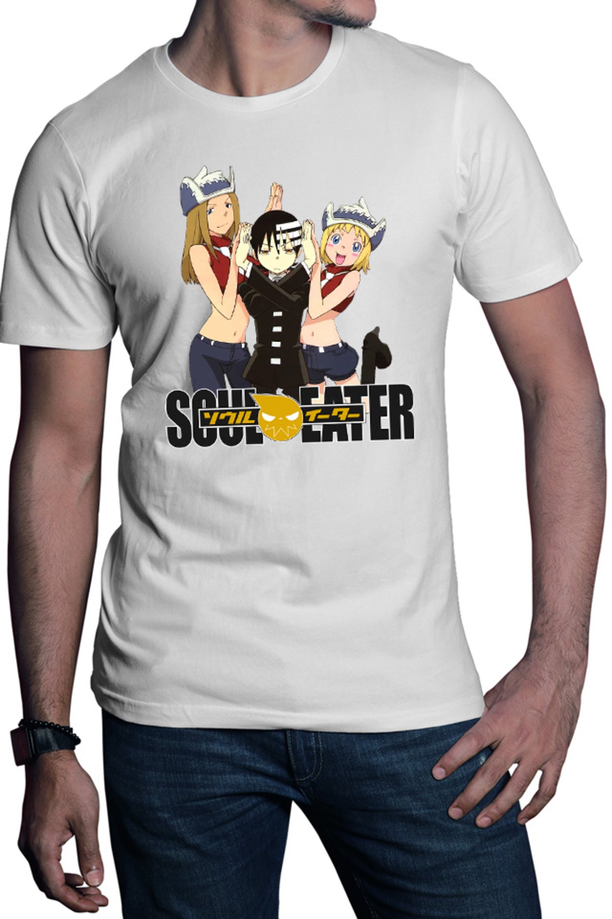Tricou barbati Soul Eater Death the Kid Patricia Elizabeth Clap