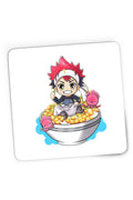 Mousepad Gaming Food Wars Chibi Souma Rice Bow Anime Kage, 21x19 cm
