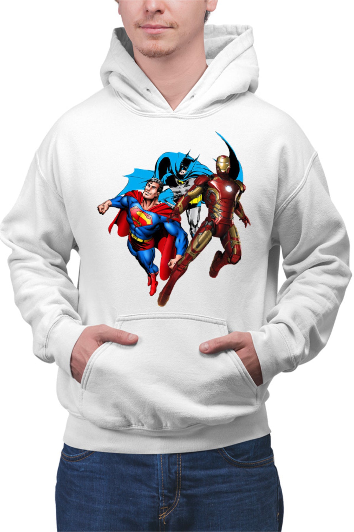 Hanorac barbati Ironman Technology Batman Superman DC Superhero