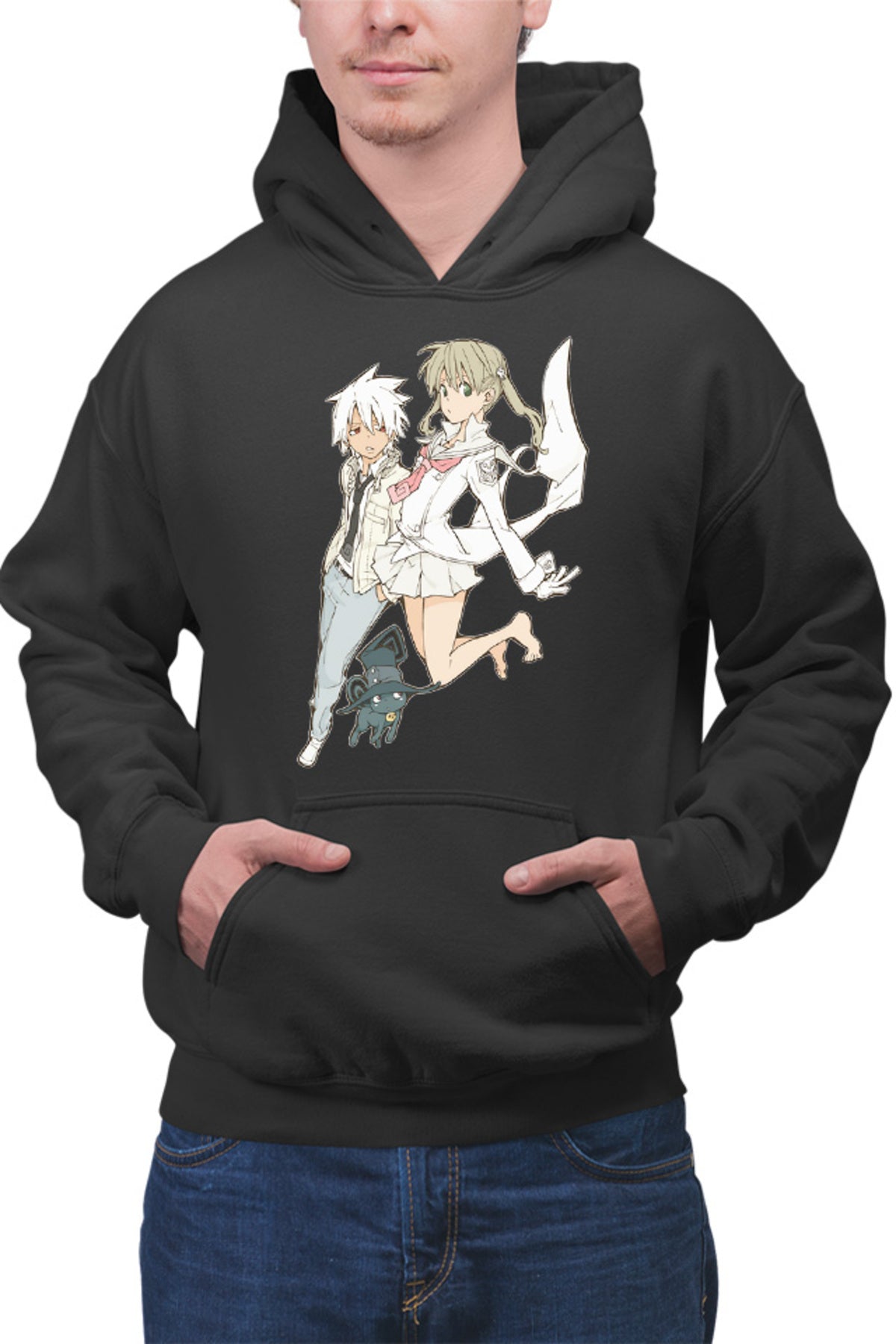 Hanorac barbati Soul Eater Black Star Maka Angel Version Manga