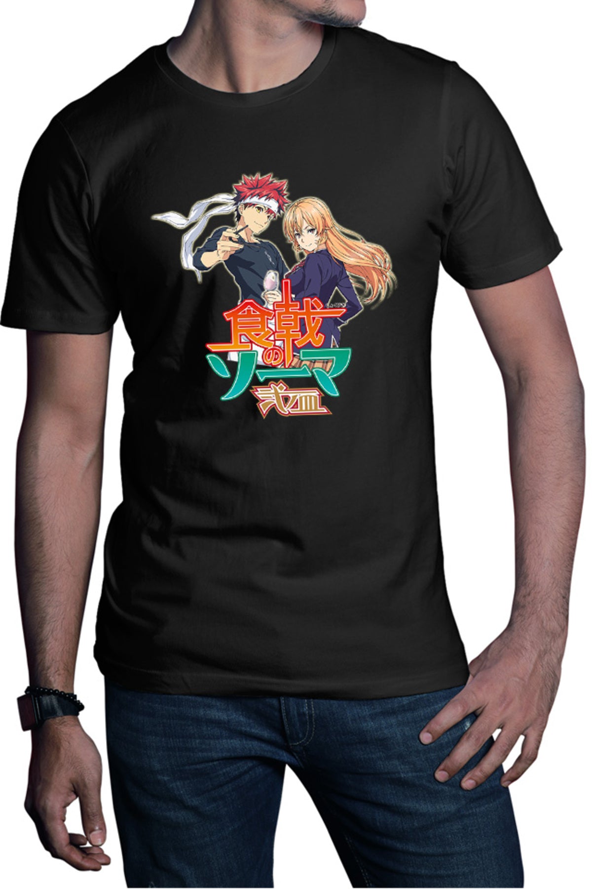 Tricou barbati Food Wars Souma Erina Cookers Anime Shounen