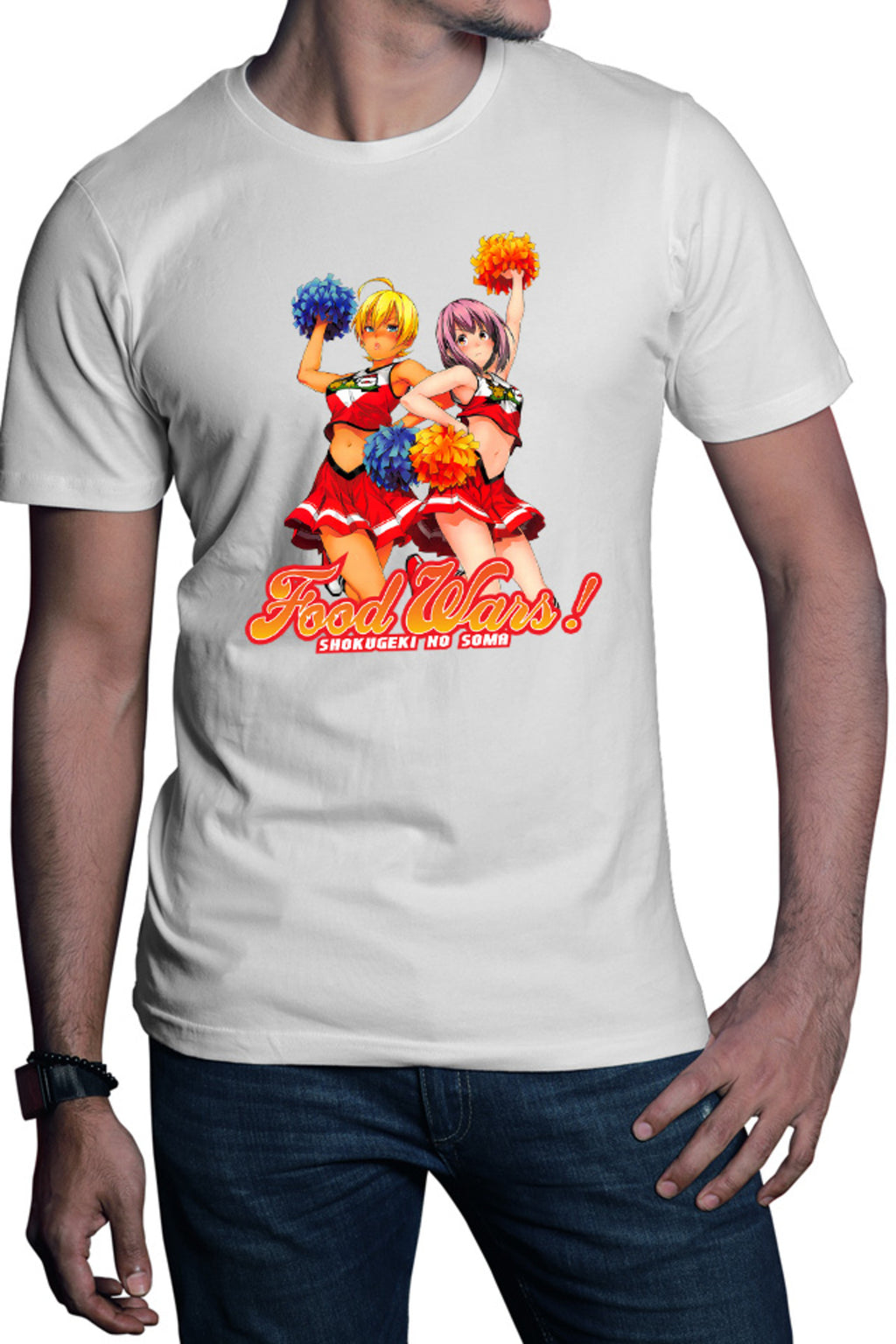 Tricou barbati Food Wars Hisato Miko School Anime Energy