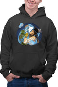 Hanorac barbati NFT XOXO Earth Protect Nature Mother Animals
