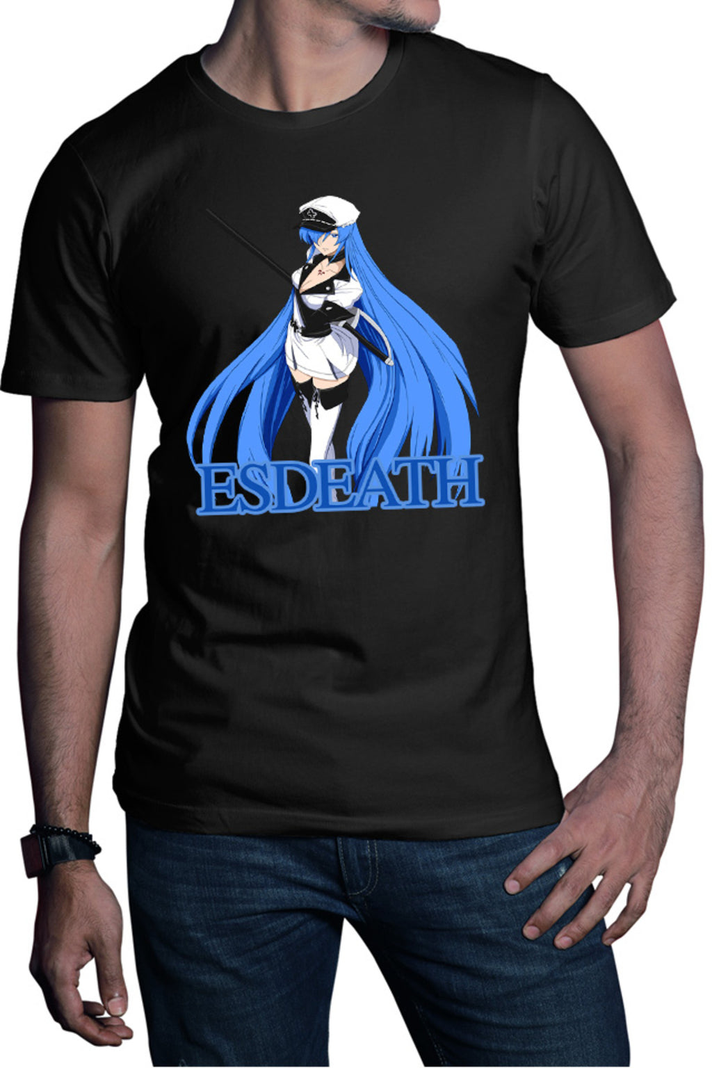 Tricou barbati Akame ga Kill Esdeath Spadasin Otaku Bishoujo Gore