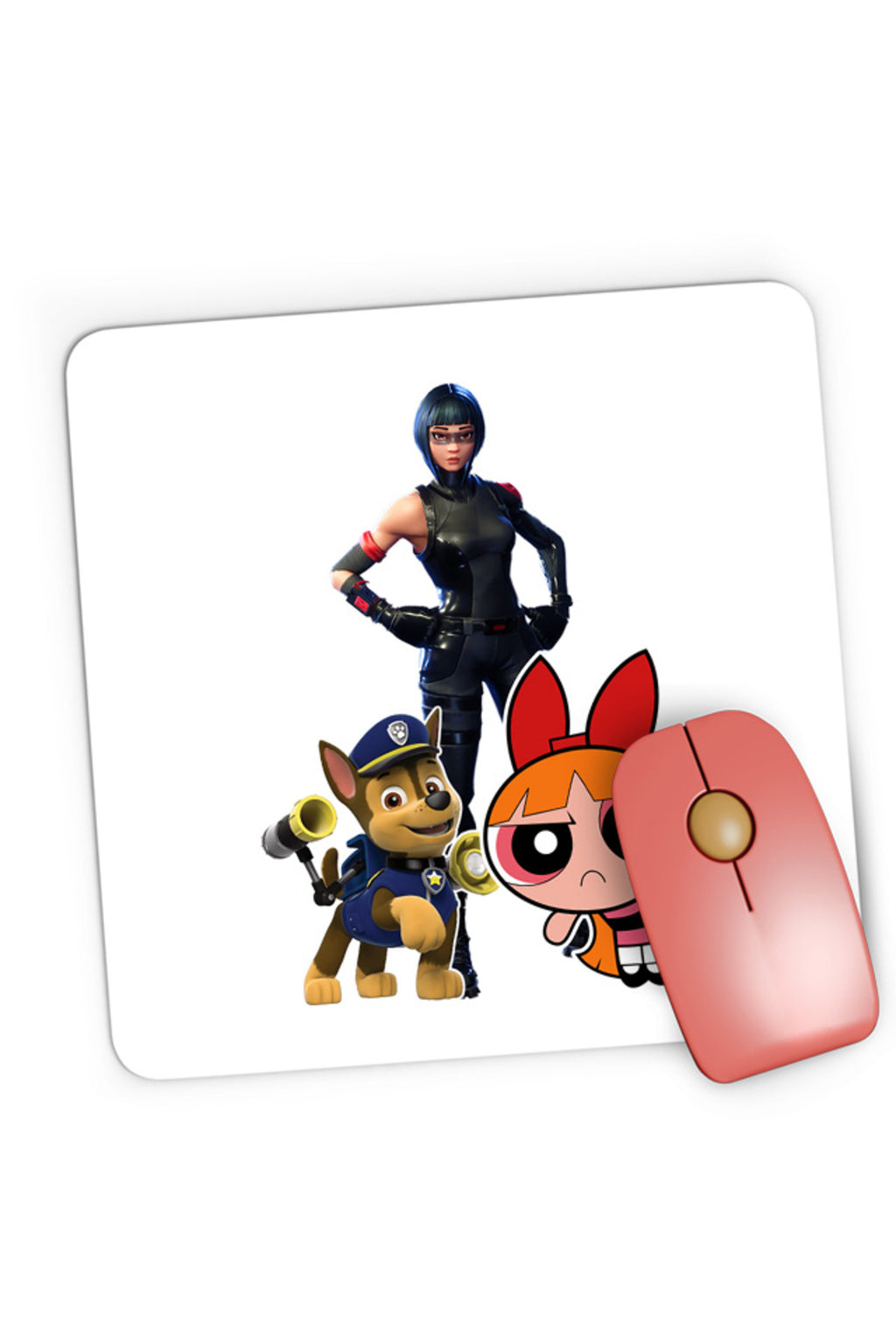 Mousepad Gaming Fortnite Panter Cat Costume Skin Powerpuff Girls, 21x19 cm