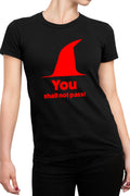 Tricou dama Lord of the Rings Gandalf You Shall Not Pass