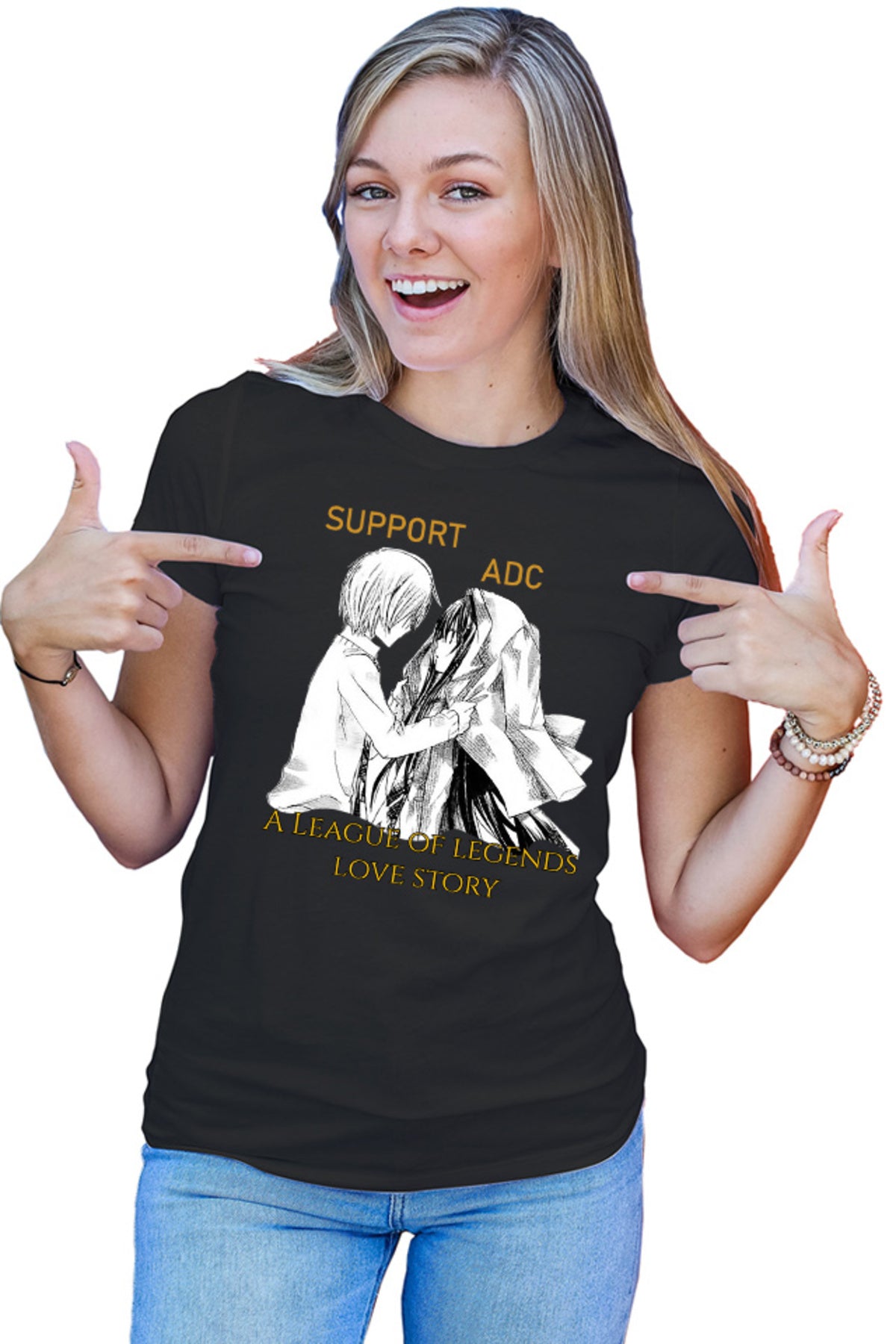 Tricou dama Missions of Love Yukina Akira Anime League of Legends
