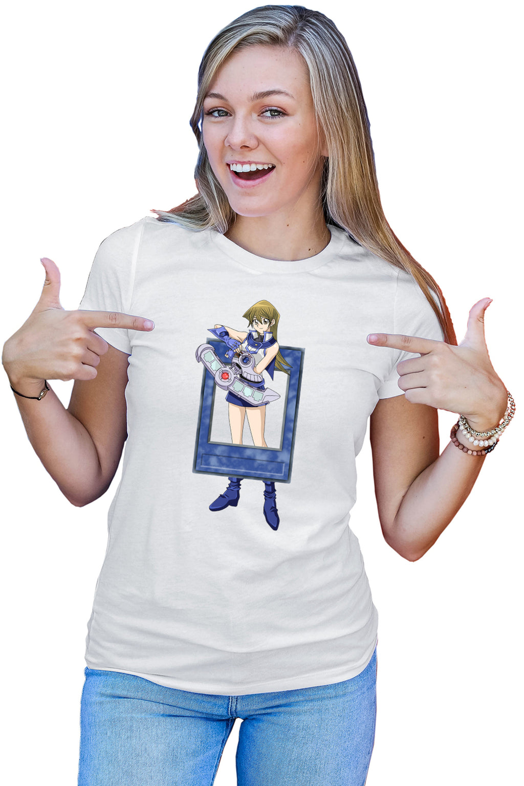 Tricou dama Yu Gi Oh Alexis Rhodes Anime Girl Manga Player