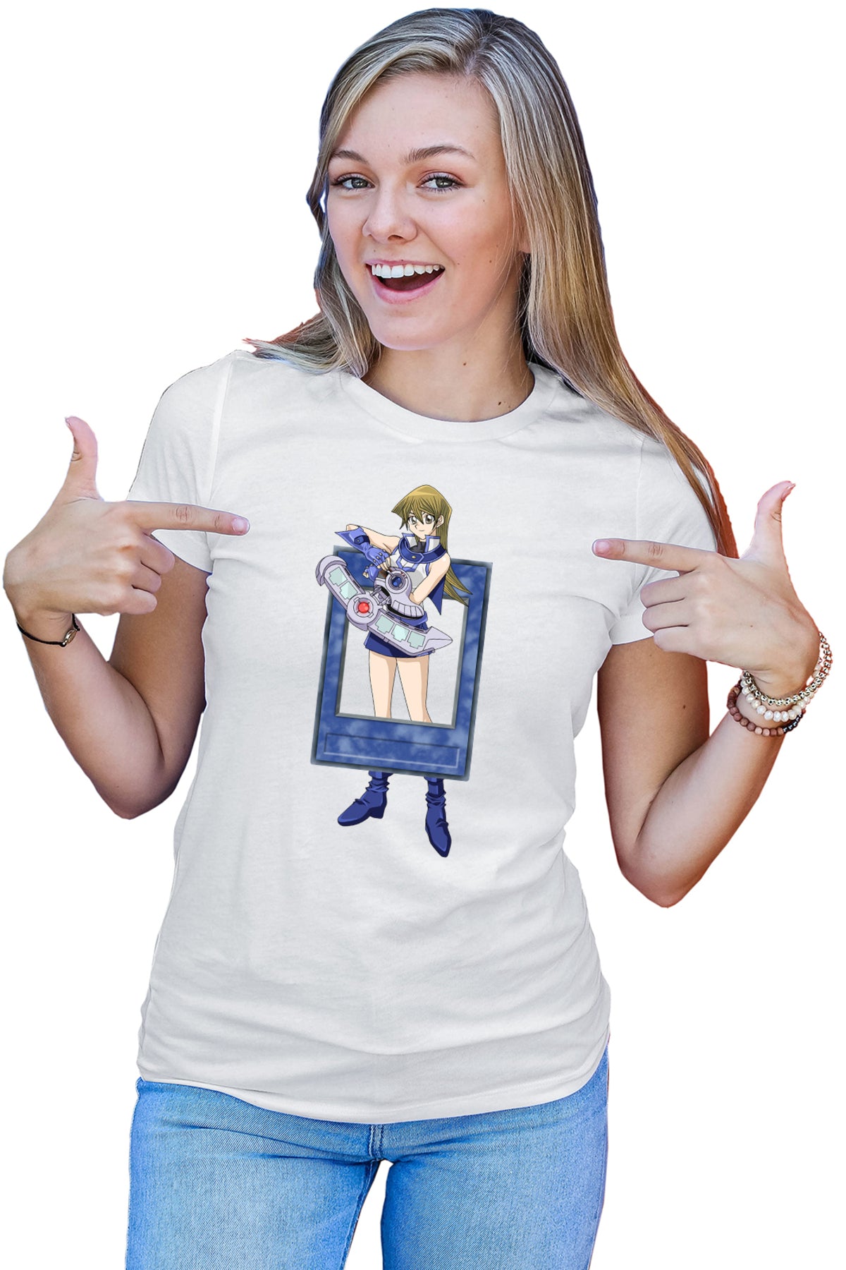 Tricou dama Yu Gi Oh Alexis Rhodes Anime Girl Manga Player