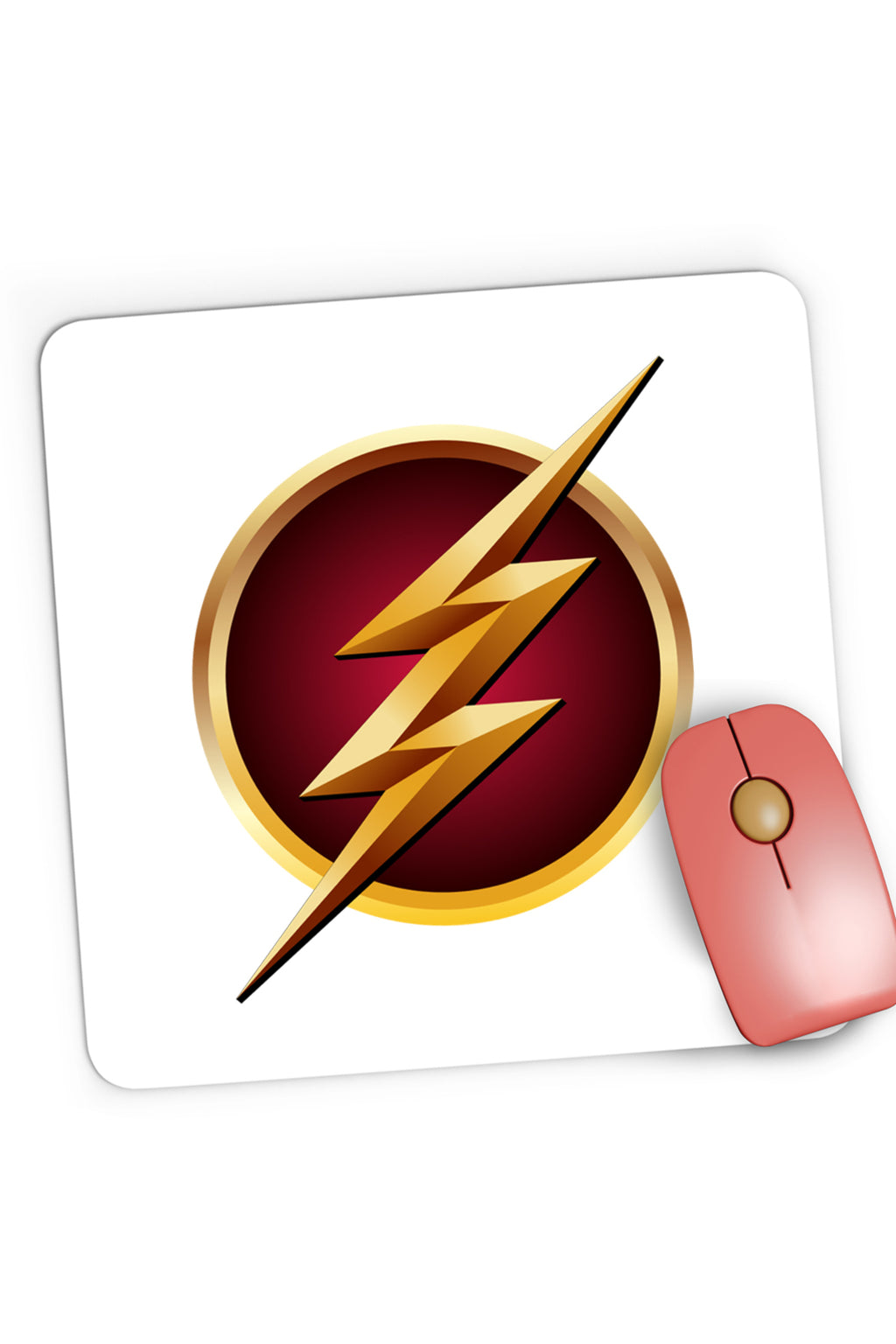 Mousepad Gaming The Flash Logo Superhero Comics Fast Go, 21x19 cm