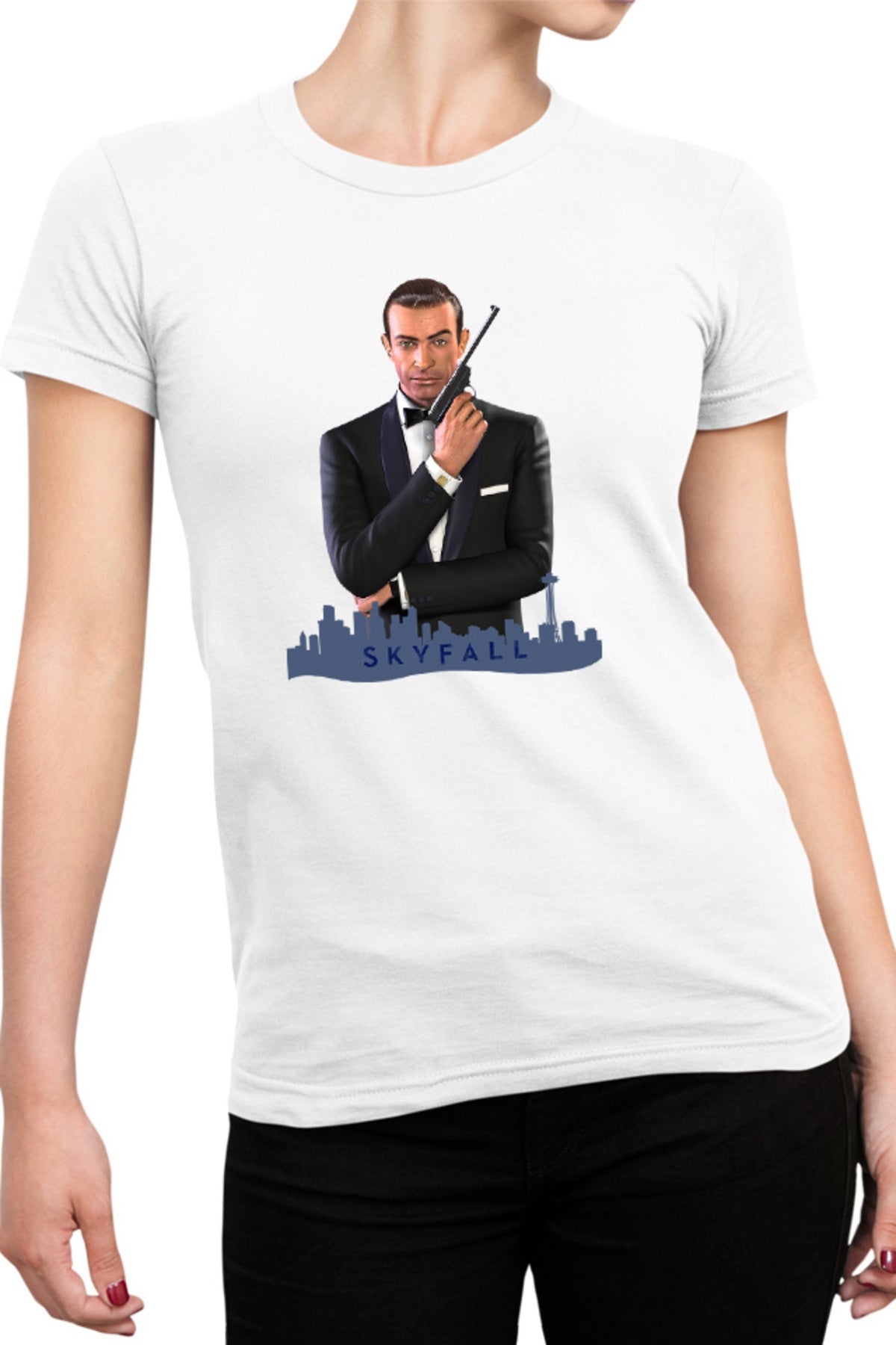 Tricou dama James Bond Skyfall Movie Cool British Spy