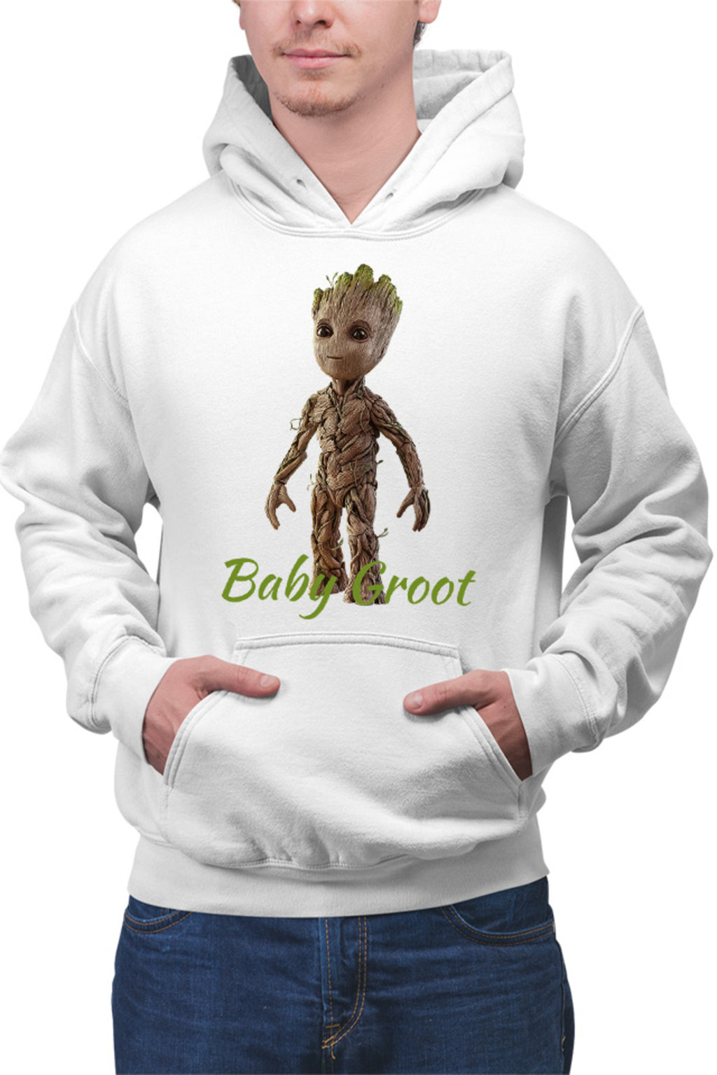 Hanorac barbati Baby Groot Nature Living Planet Gamora Rocket