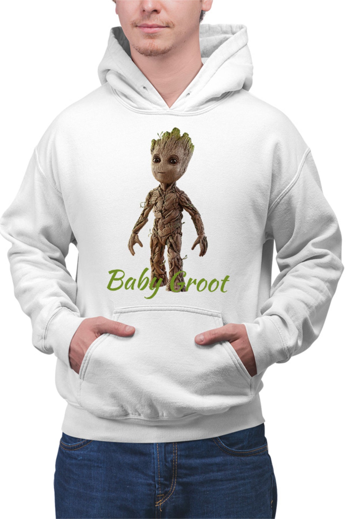 Hanorac barbati Baby Groot Nature Living Planet Gamora Rocket