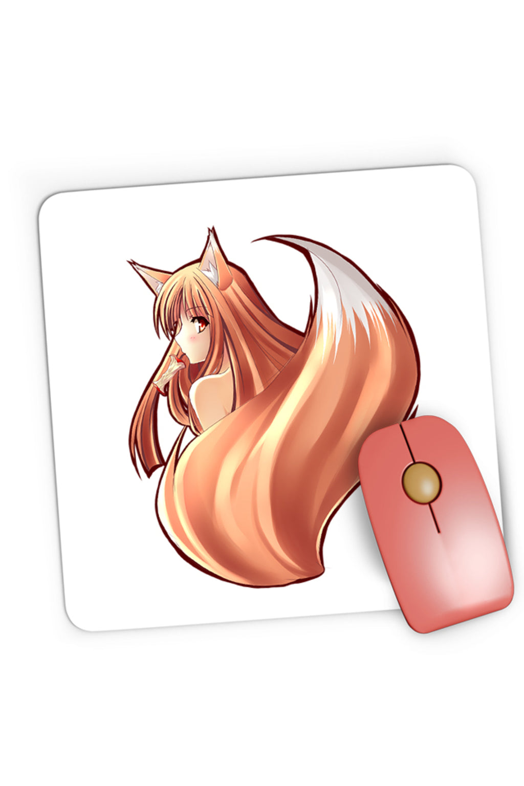 Mousepad Gaming Spice And Wolf Holo Anime Kage Otaku, 21x19 cm