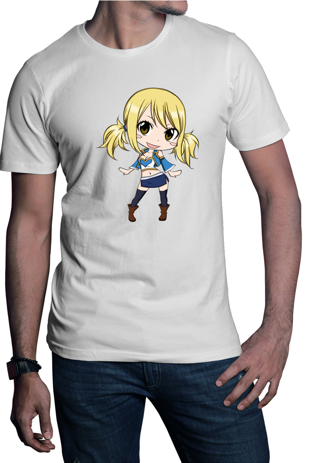 Tricou barbati Fairy Tail Lucy Heartfilia Amelia Cartoon