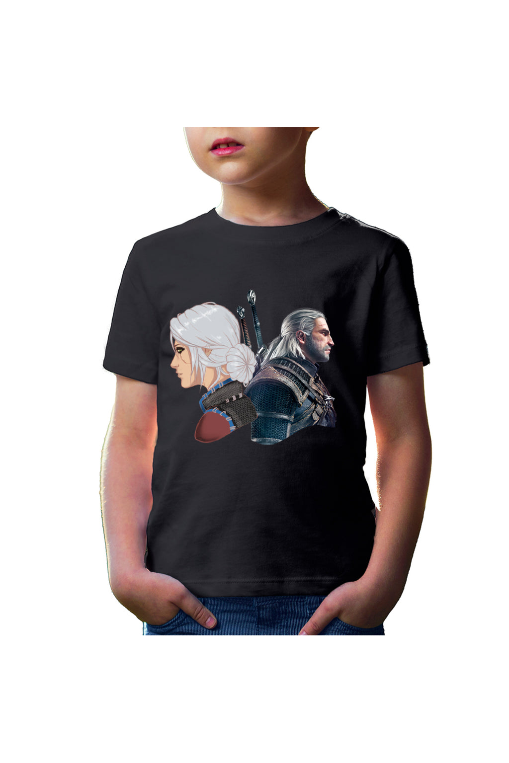 Tricou copii The Witcher Geralt Ciri Xbox Game Nvidia