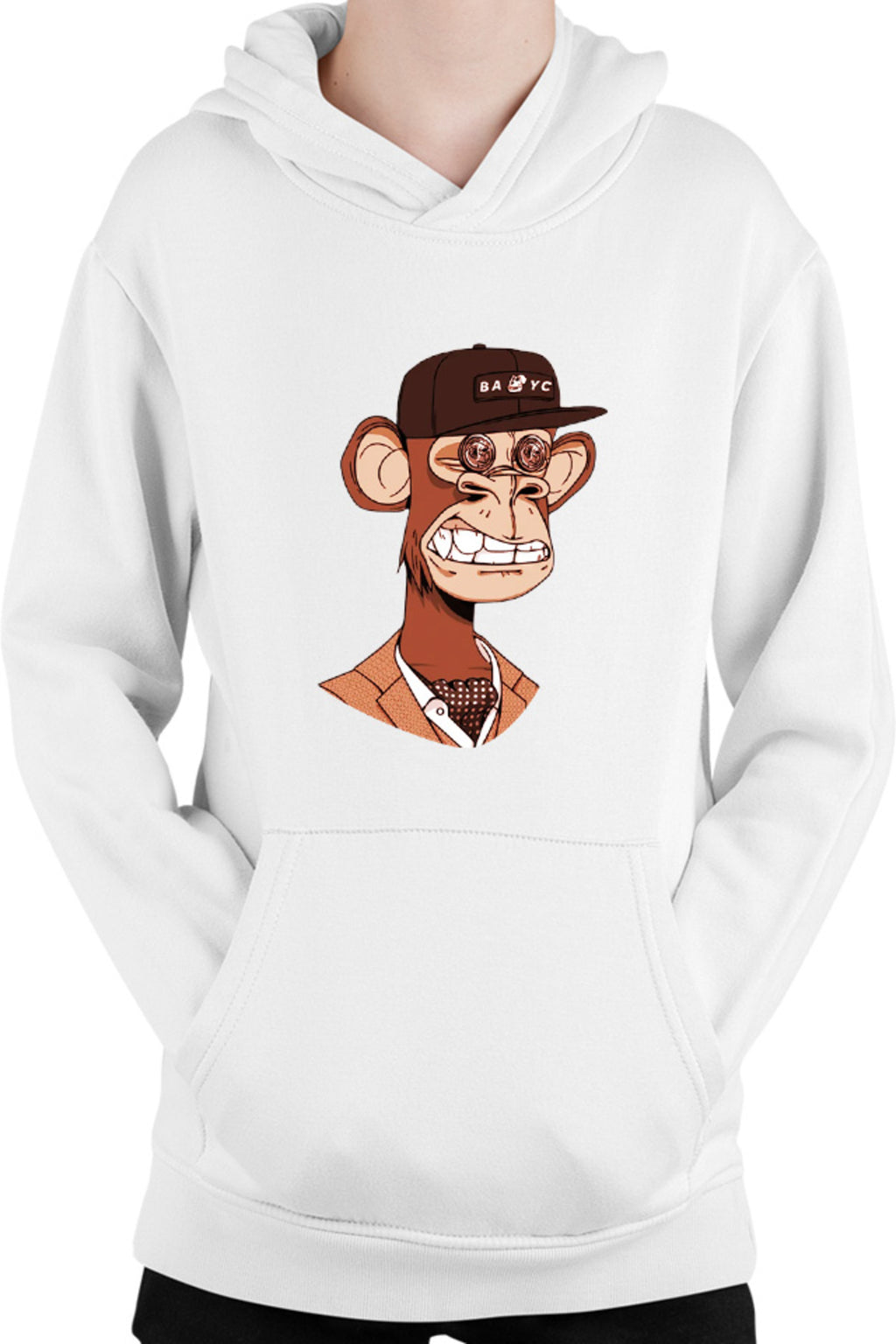 Hanorac copii NFT Monkey Modern Financial Global Economy