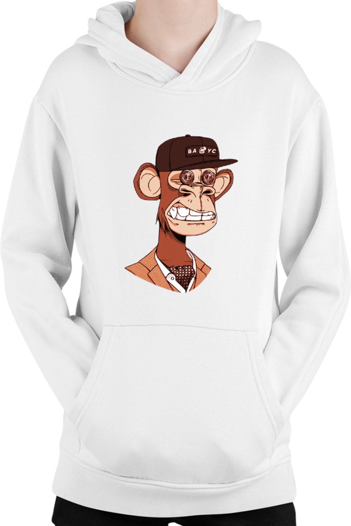 Hanorac copii NFT Monkey Modern Financial Global Economy