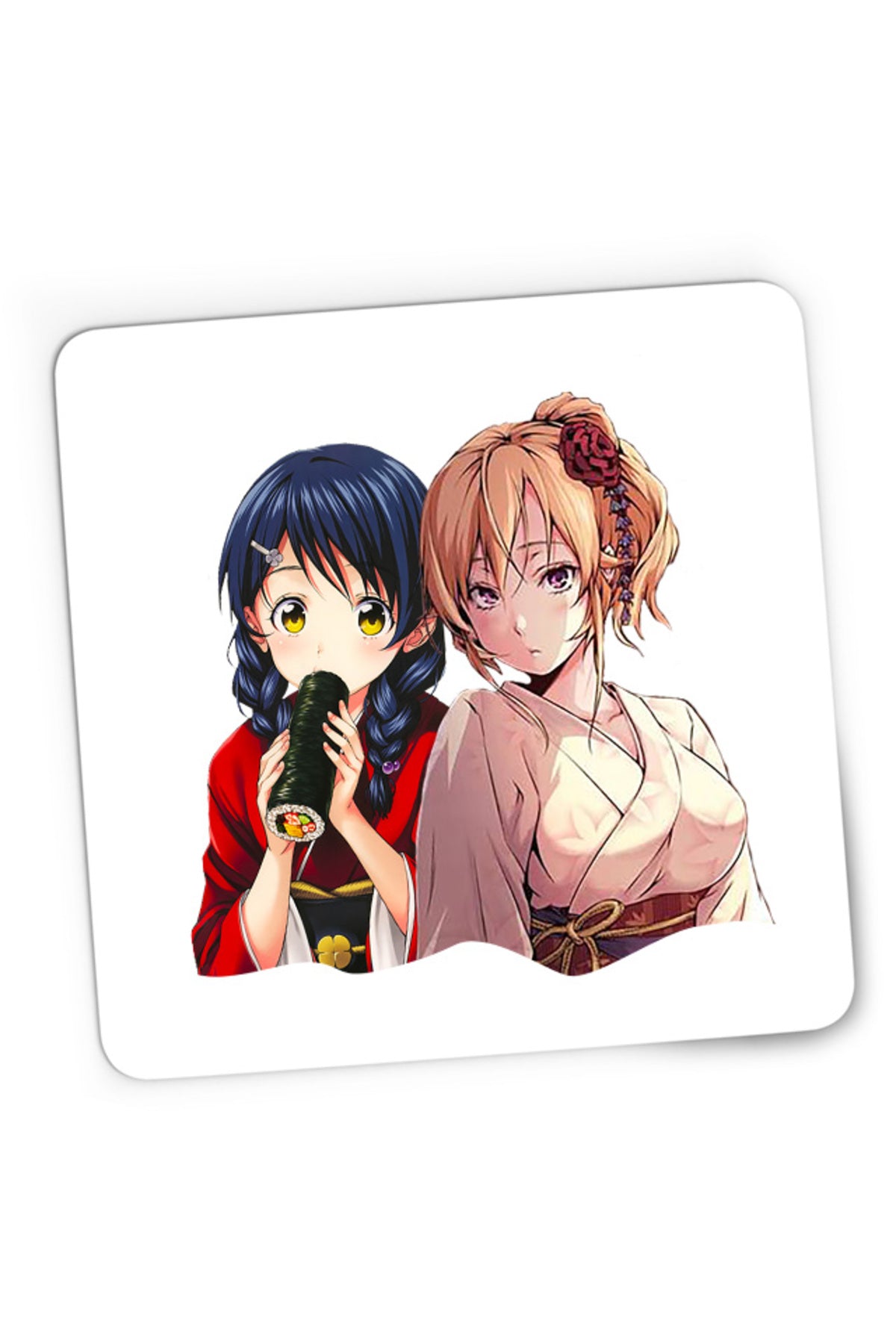 Mousepad Gaming Food Wars Erina Megumi Matsuri Japan Kimono, 21x19 cm