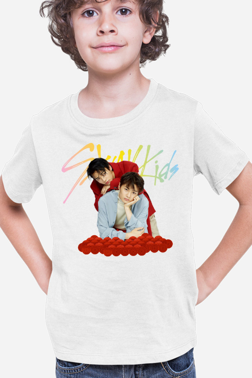 Tricou copii Stray Kids Hyunjin IN Dazed Coats Logo Dancers