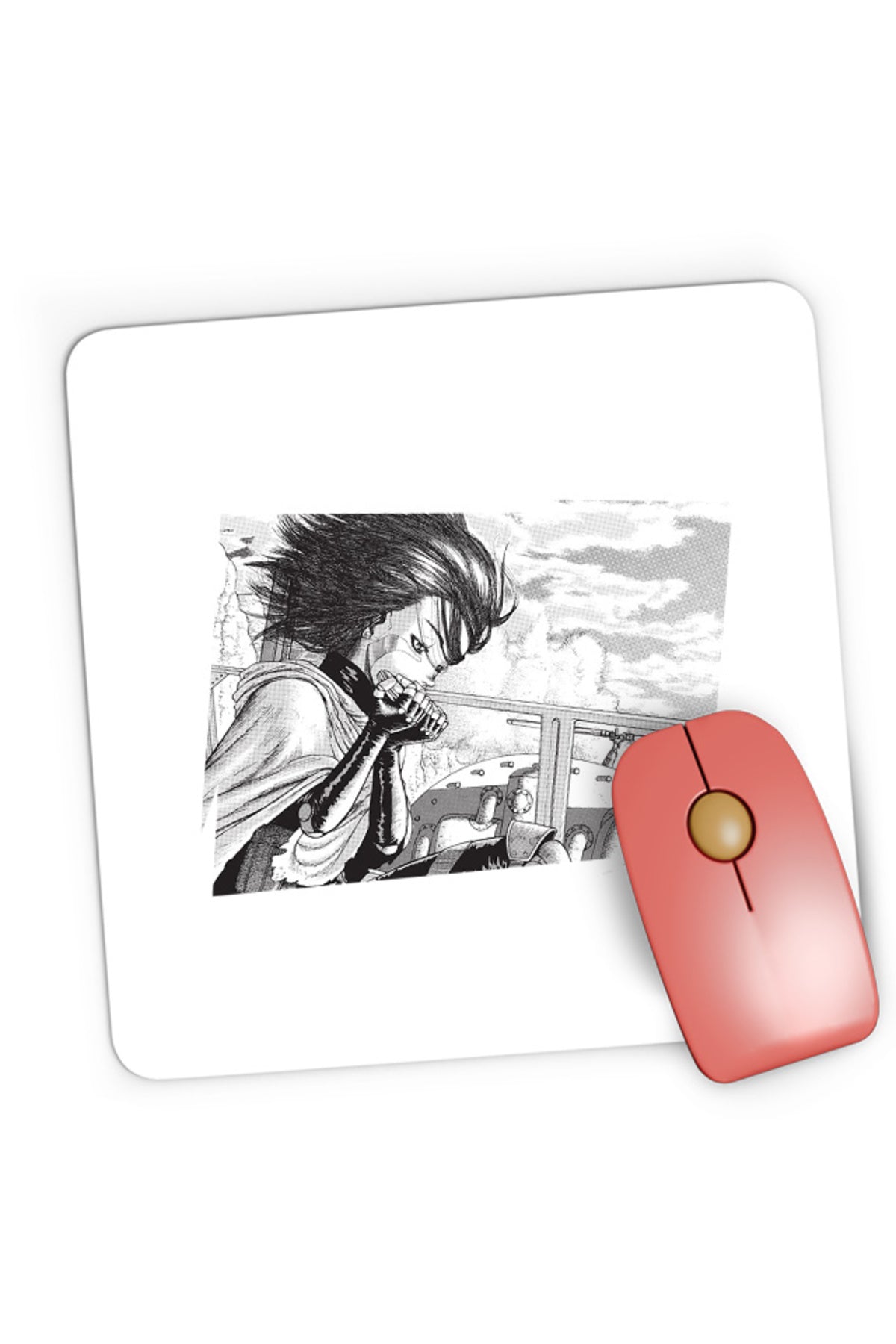 Mousepad Gaming Battle Angel Alita Gally Sing Wind Animekage, 21x19 cm