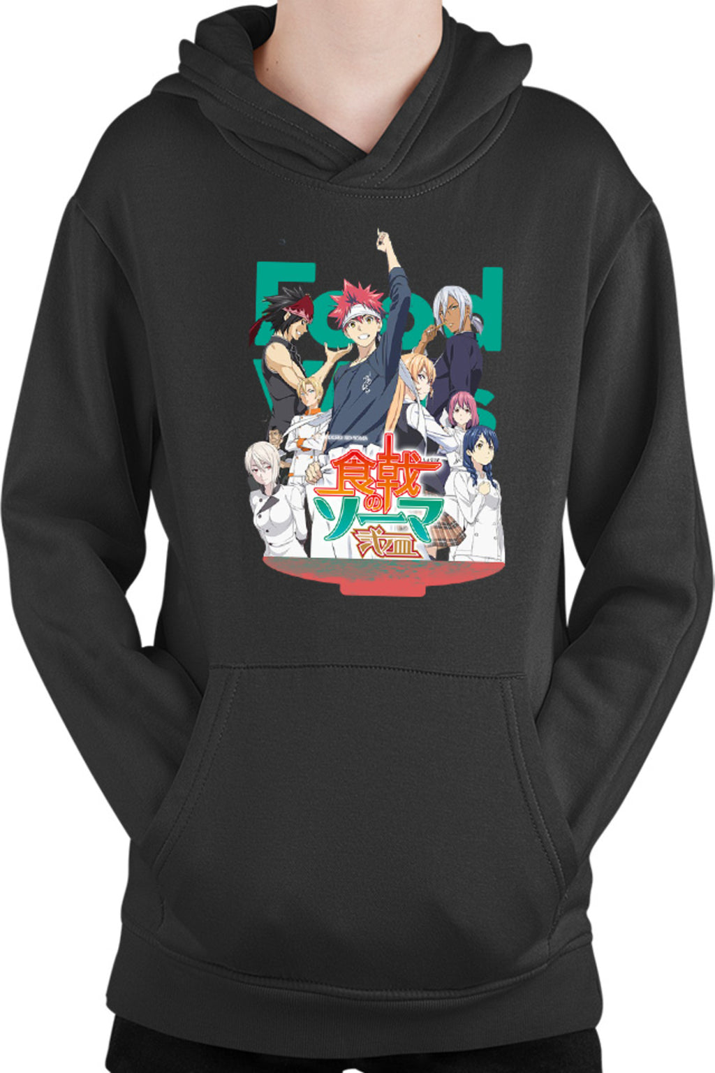 Hanorac copii Food Wars Group Photo Souma Megumi Alice Cookers Rivals