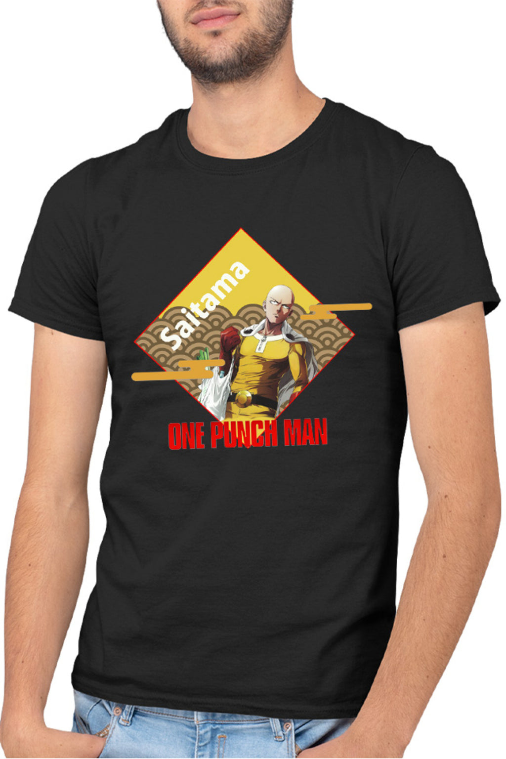 Tricou barbati One-Punch Man Super Hero Powers Psychotic
