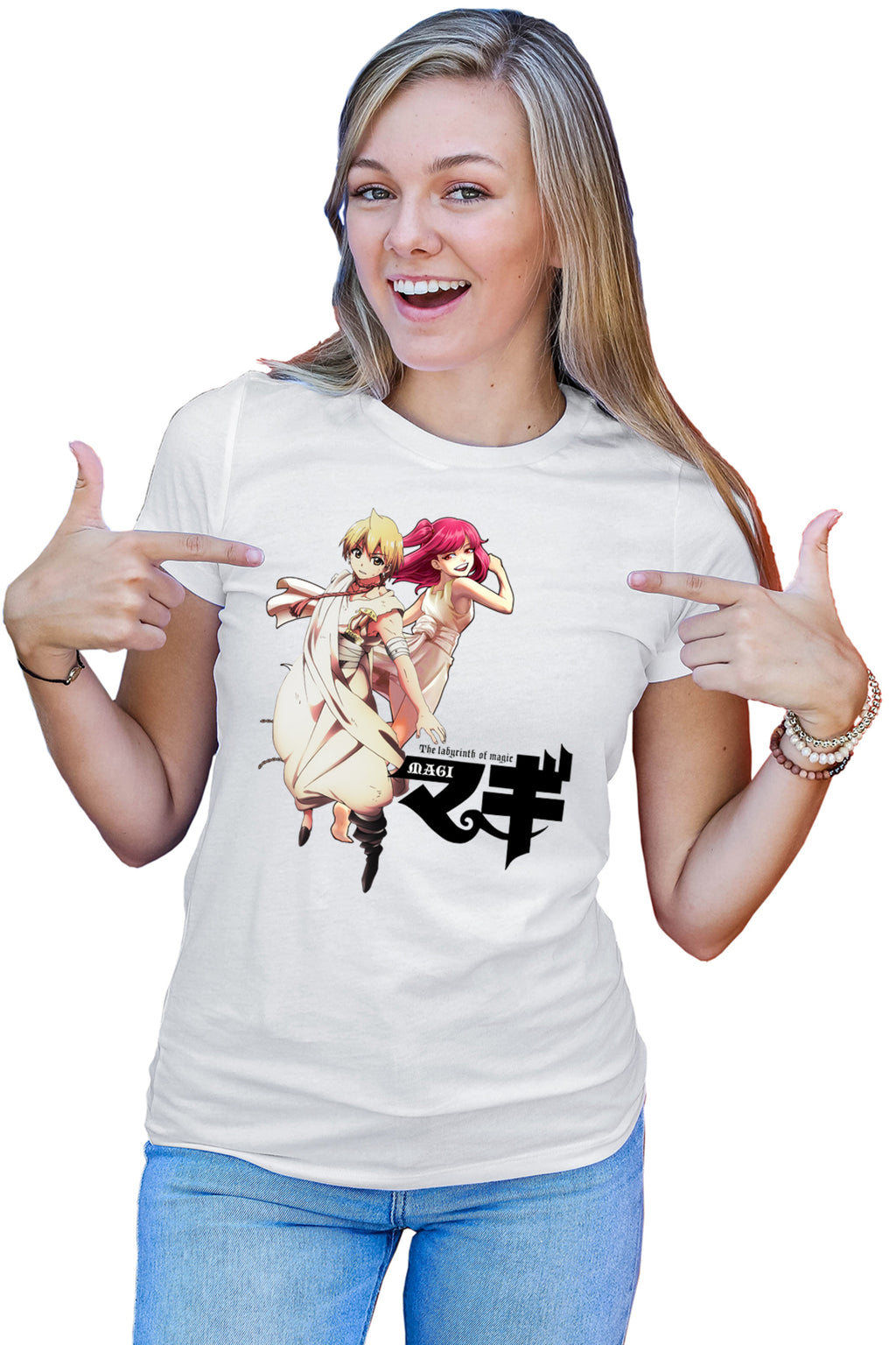 Tricou dama Magi The Labyrinth of Magic Ringke Morgiana Heroes
