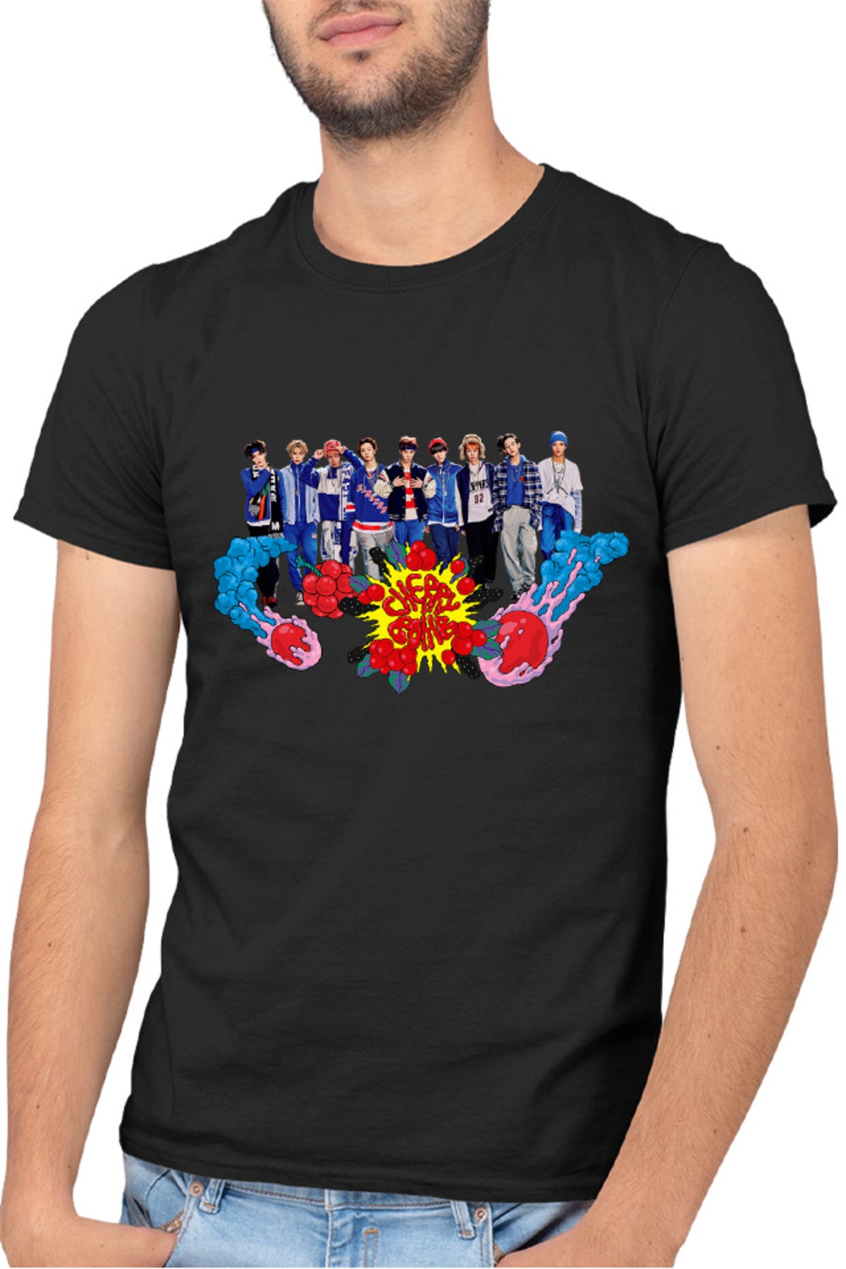 Tricou barbati NCT Cherry Bomb Sweets Campaign Concept Visuals
