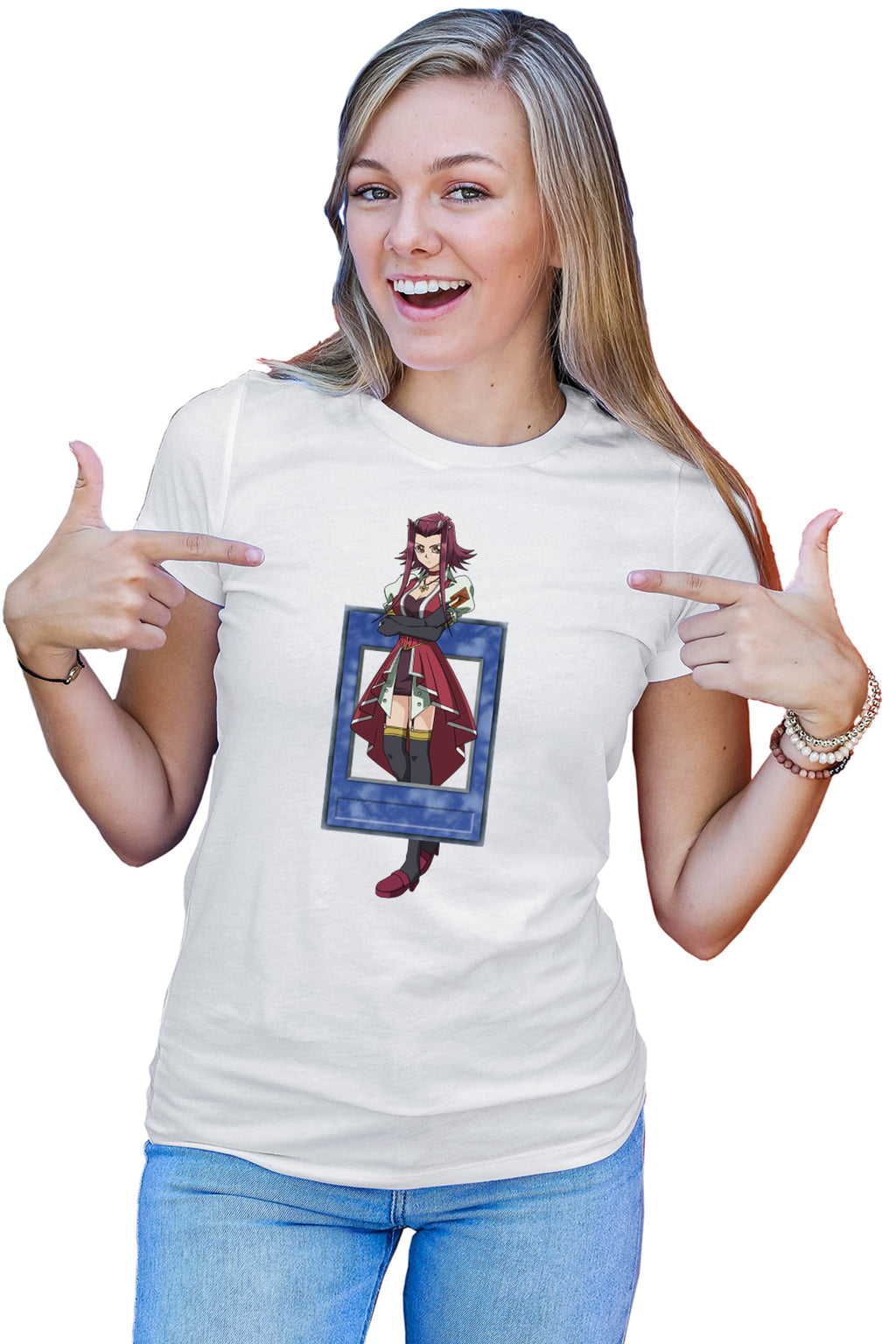 Tricou dama Yu Gi Oh Akiza Izinski Anime Card Game