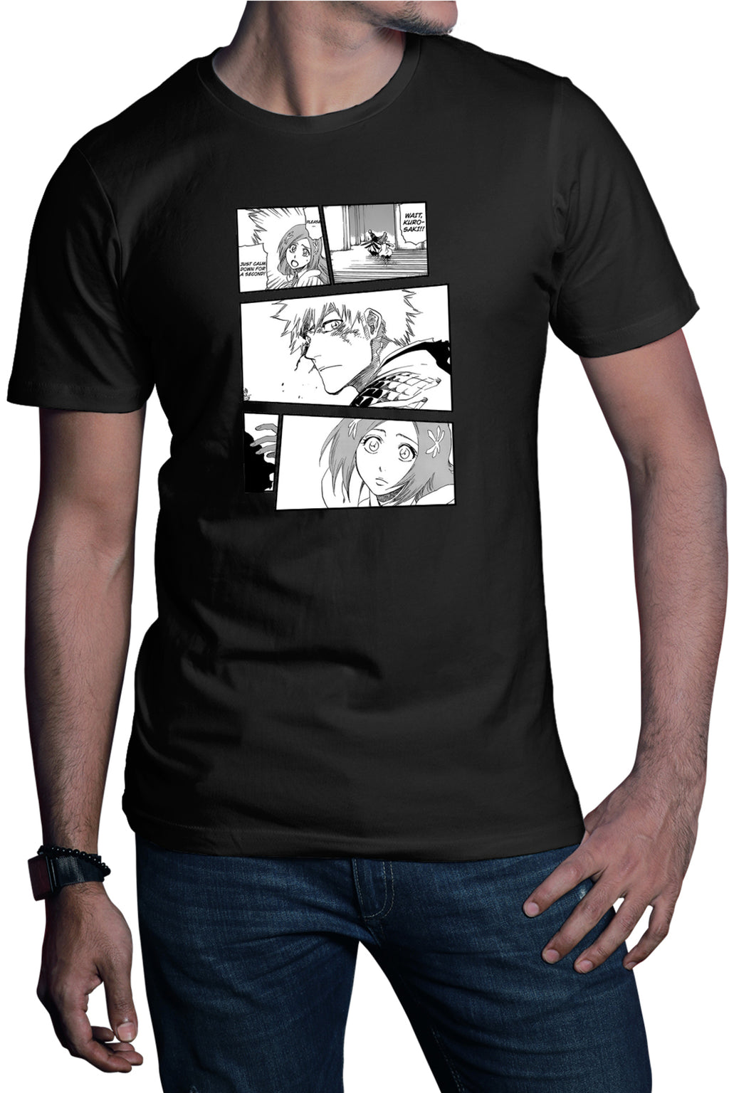 Tricou barbati Bleach Ichigo Kurosaki Titi Kubo Fan Manga