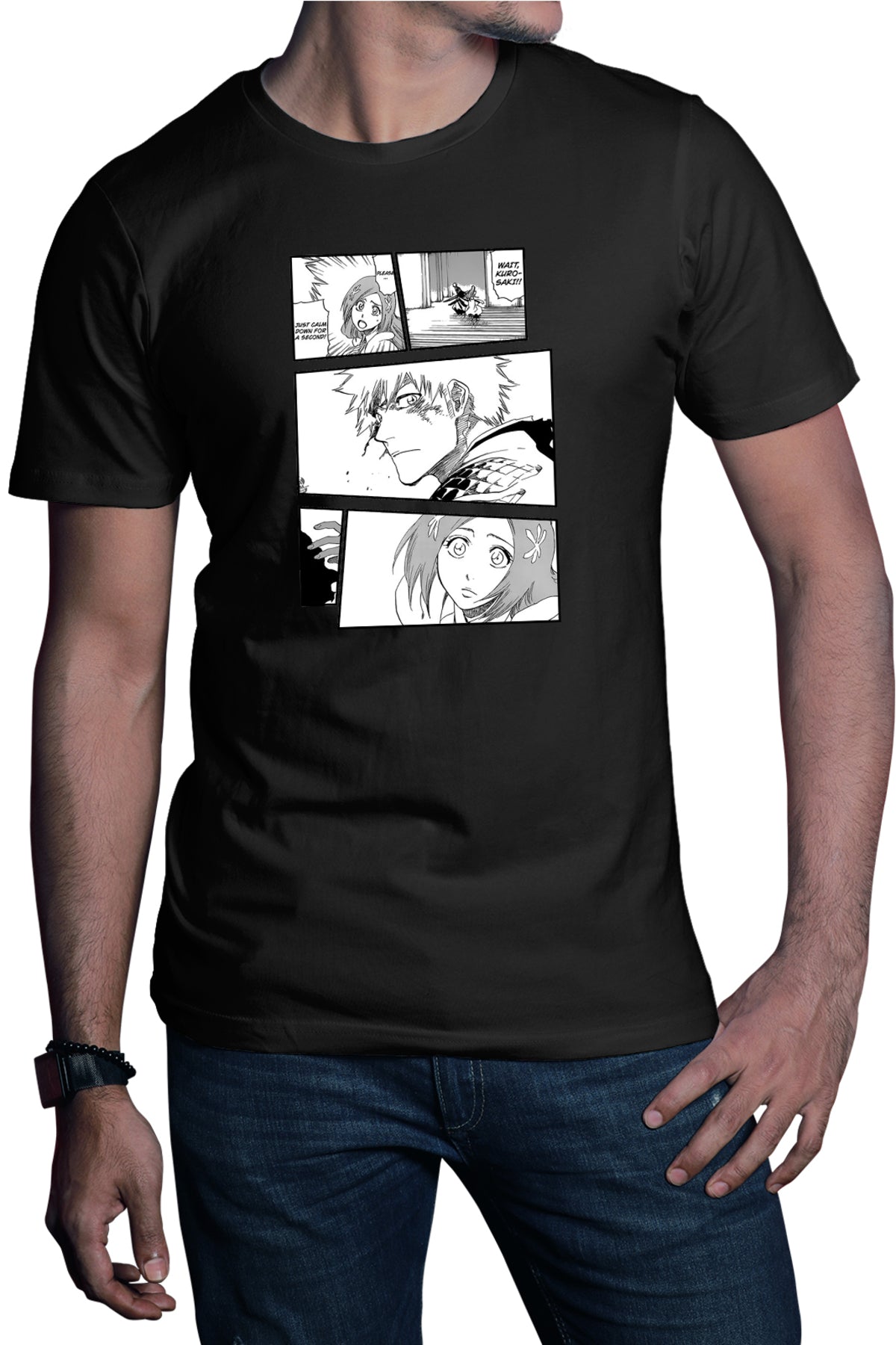 Tricou barbati Bleach Ichigo Kurosaki Titi Kubo Fan Manga