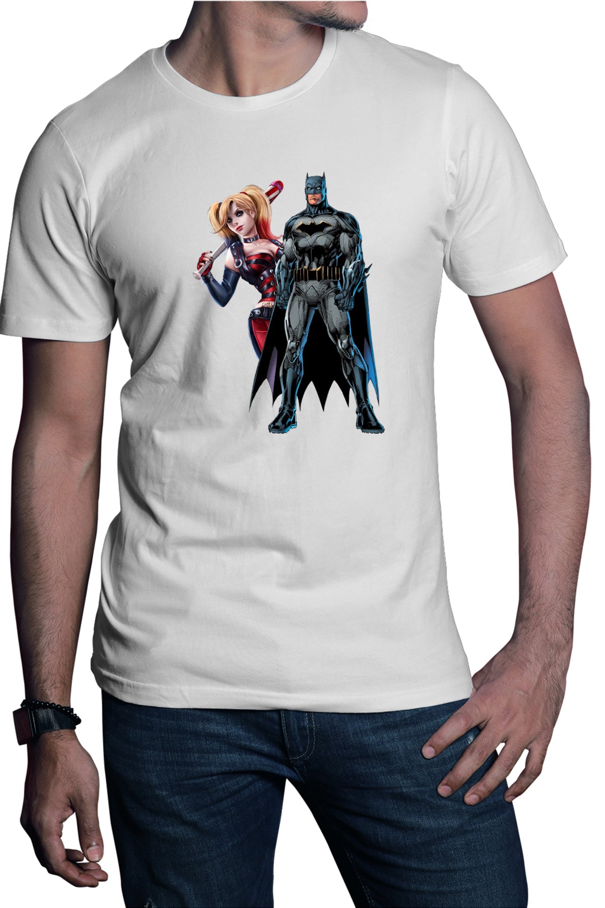 Tricou barbati Batman Harley Quinn Joker Margot Bad Girl