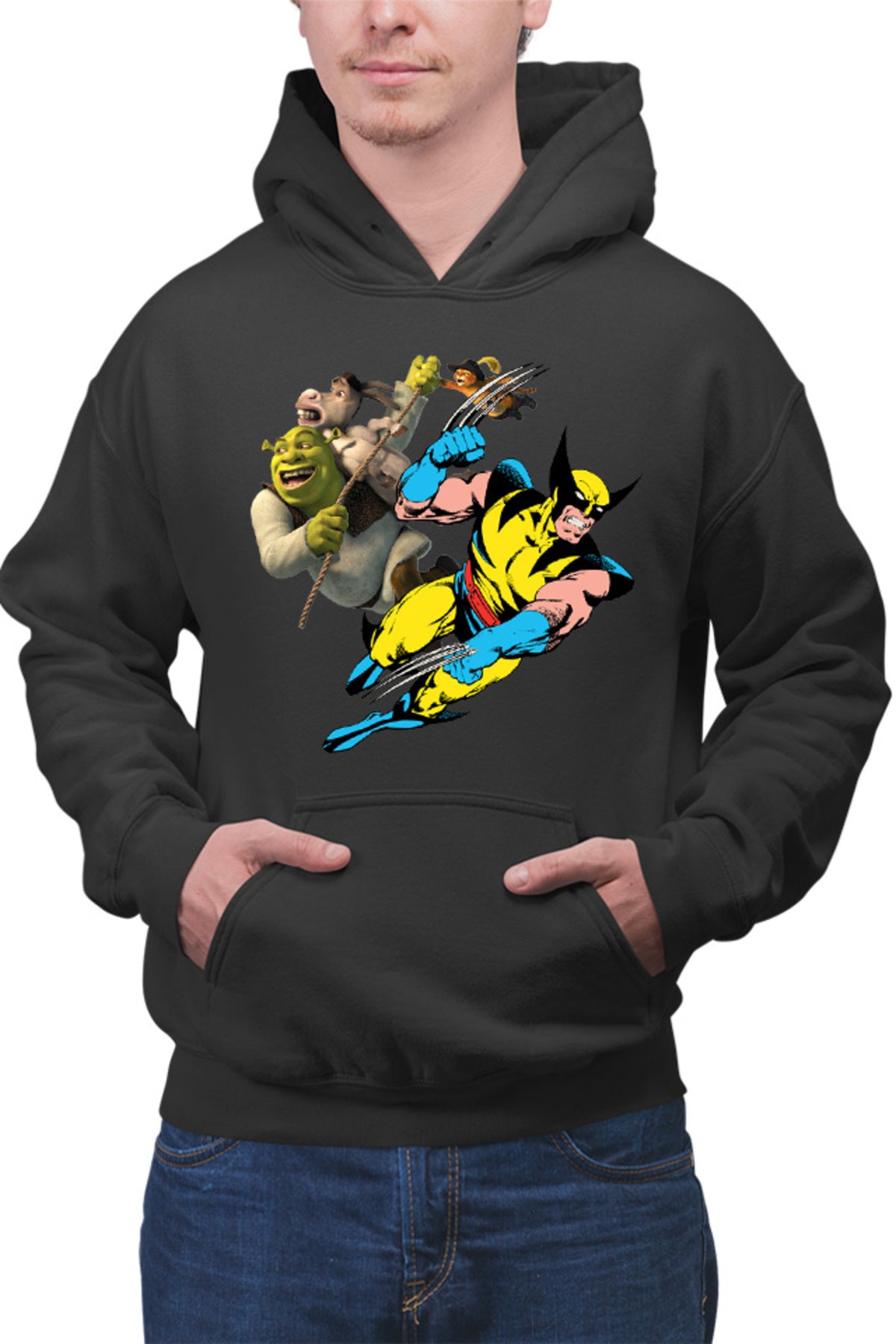 Hanorac barbati Wolverine Shrek Rope Marvel DC