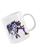 Cana Gundam Robot Blue Eva Kakalot, alba, 330 ml