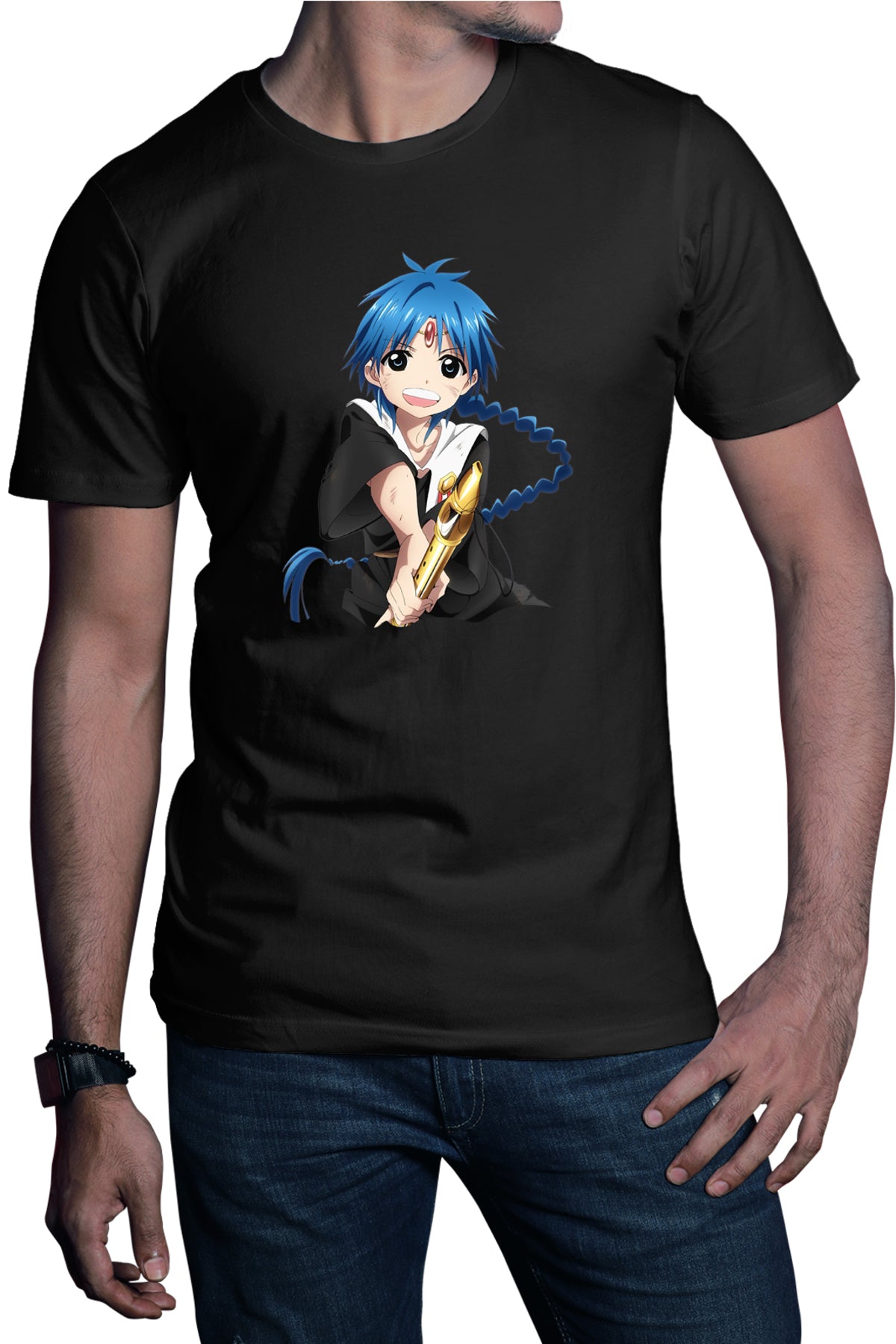 Tricou barbati Magi The Labyrinth of Magic Alladin Flute Fighting