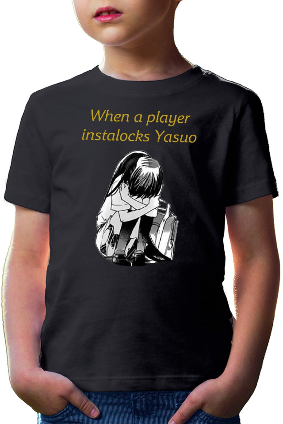 Tricou copii Missions of Love Crying Himuro Yukina League of Legends Meme Love