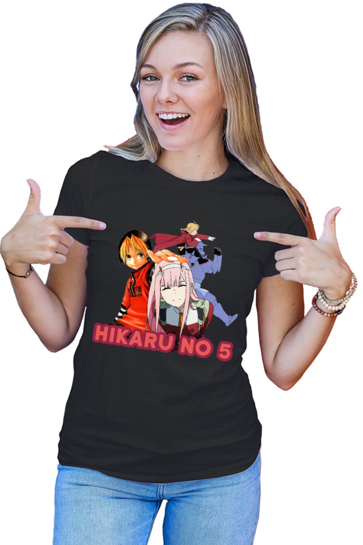 Tricou dama Hikaru no Go Darling in the FranXX Zero Two Full Metal Alchemist