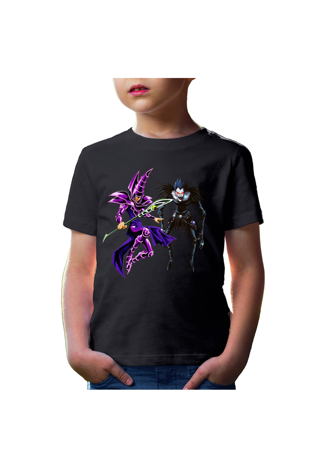 Tricou copii Yu Gi Oh Dark Magician Death Note Ryuk