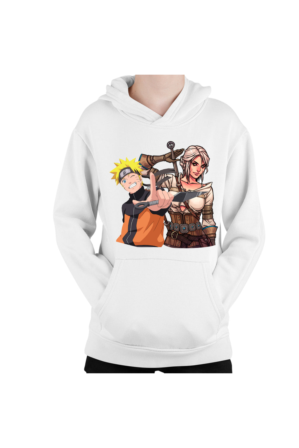Hanorac copii The Witcher Ciri Naruto Shippuden Anime Desene