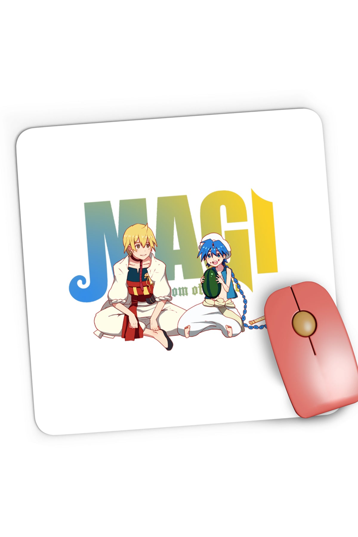 Mousepad Gaming Magi The Labyrinth of Magic Alibaba Alladin Watermelon, 21x19 cm