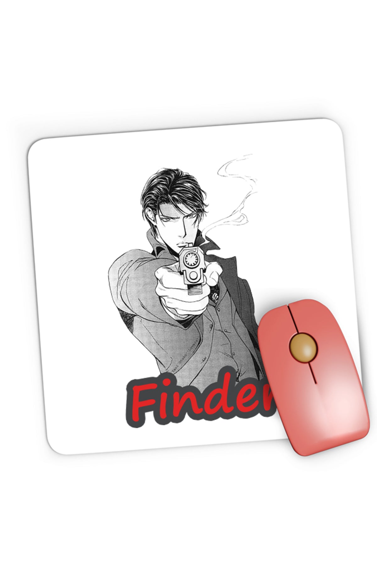 Mousepad Gaming Finder Asami Ryuuichi Police Gay Anime, 21x19 cm