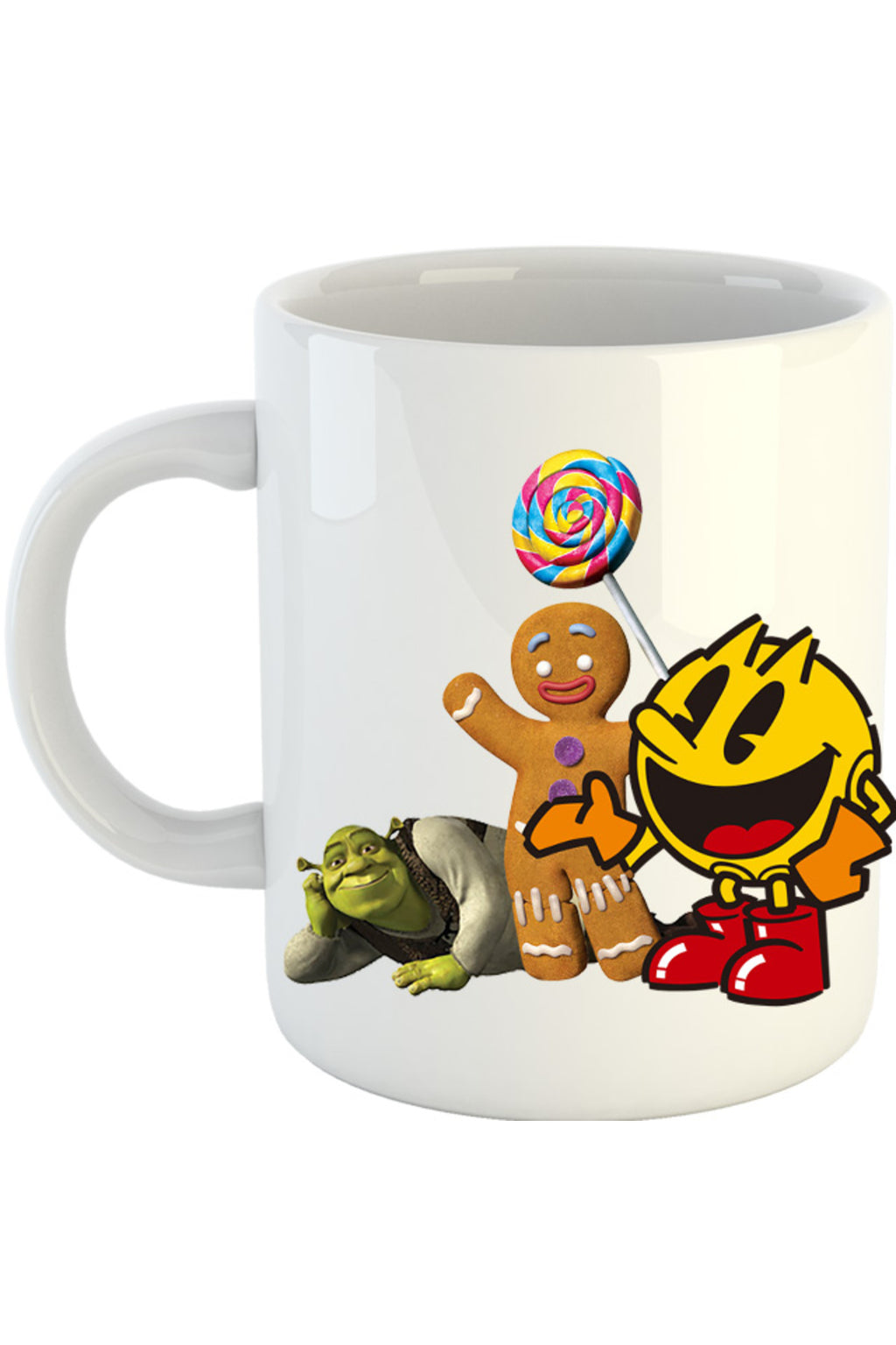 Cana Pac Man Shrek Cookie Happy, alba, 330 ml
