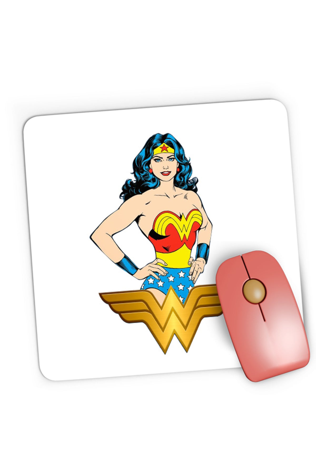 Mousepad Gaming Wonder Woman Symbol Adventure Help Psychology, 21x19 cm