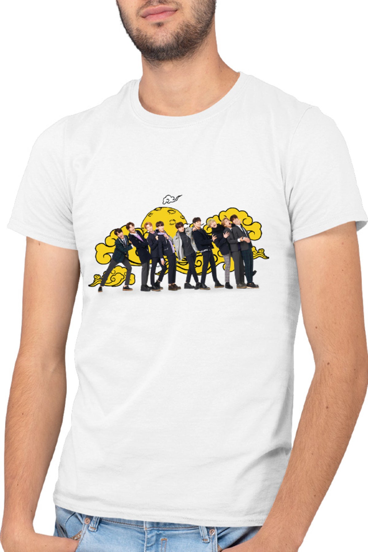 Tricou barbati Stray Kids Group Members Band Jeongin Know
